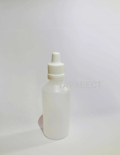 Флакон 050 мл пластик матовый с капельницей и крышкой (нафтизин)