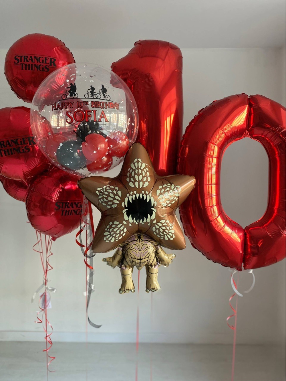 Воздушные гелиевые шары Демогоргон/сериал очень странные дела/Stranger Things №5002