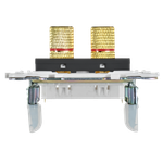 SKANDY Аудиорозетка 4-местная SK-A01G графит IEK