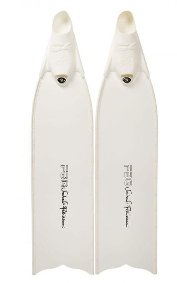 Ласты стеклопластиковые C4 Carbon Umberto Pelizzari FBG белый