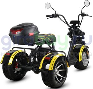 Электротрицикл SIBERTON PRO TRIKE 3900W (60V/35Ah) фото №5