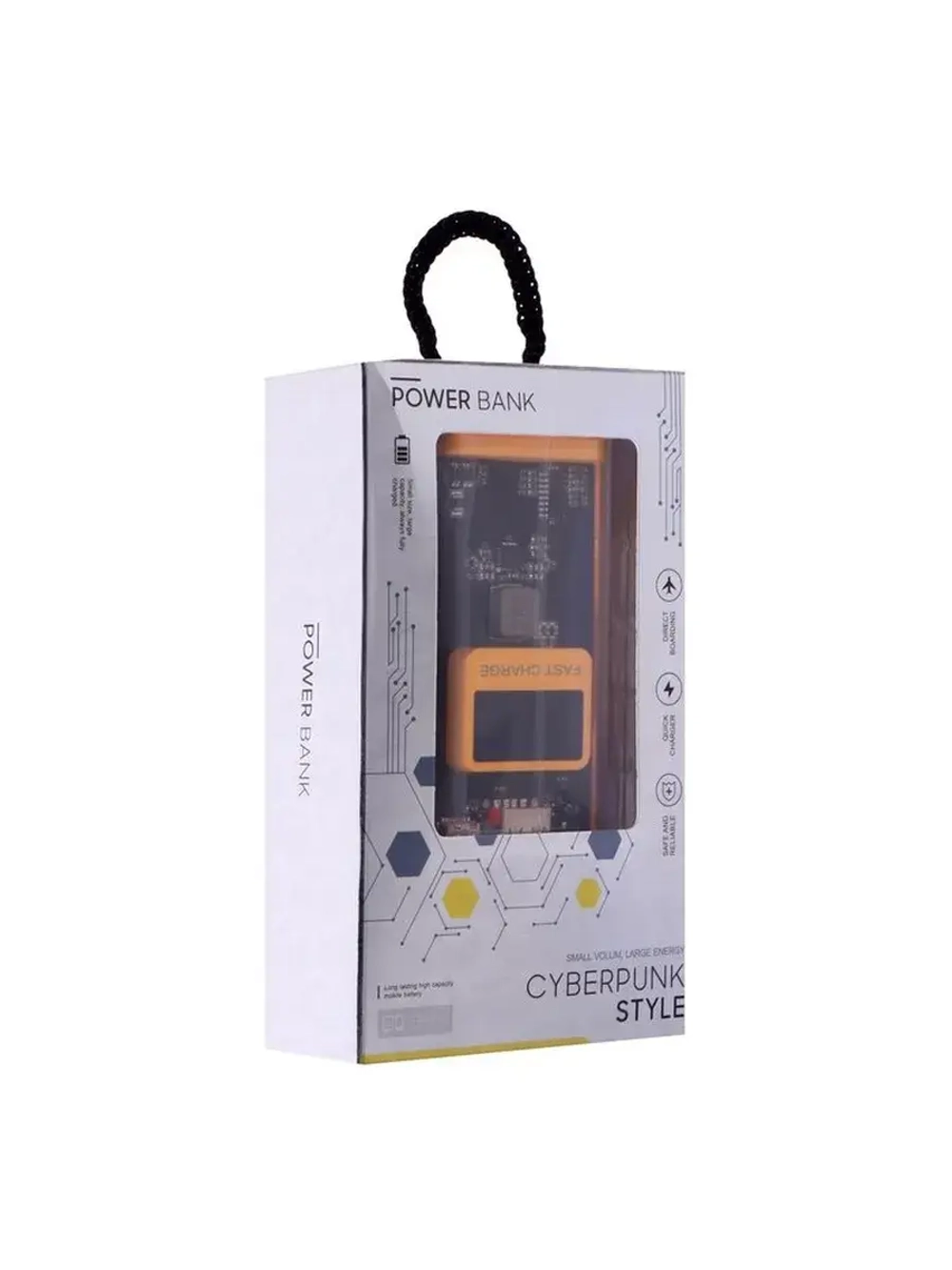 Внешний портативный аккумулятор CRR-30, 10000 мАч, 2USB, 3 А