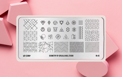 Пластина для стемпинга Go! Stamp 45 Geometry