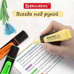 набор текстовыделителей 12 ЦВЕТОВ на подставке BRAUBERG "EXTRA" прорезиненный корпус линия 1-5 мм (2 штуки в упаковке)
