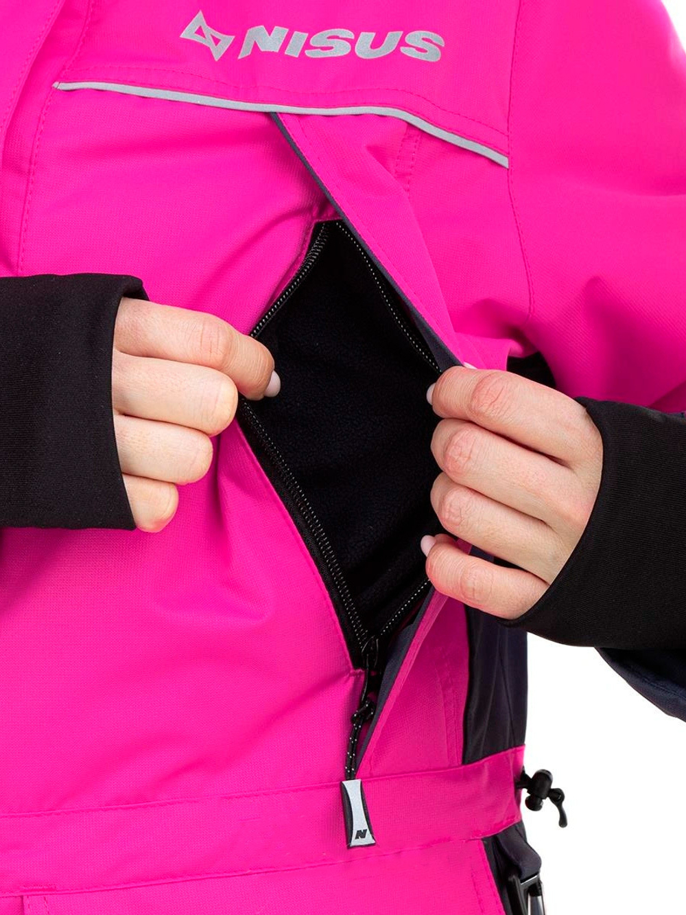 Костюм зимний Nisus MIRA 15/15 К, фуксия/серый, Шелтер до -40С, размер XL (T-M-XL-50-170-F)