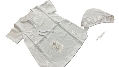 Крестильный набор на мальчика на рост 62 см