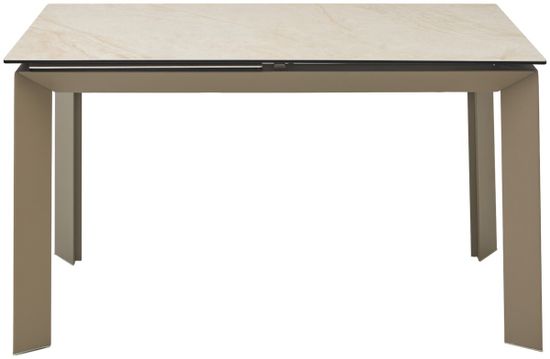 Стол CREMONA 140 KL-105, итальянская керамика / Тауп