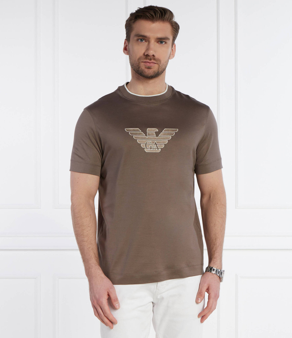 Футболка Emporio Armani - бежевый(3D1TD4 1JUVZ)