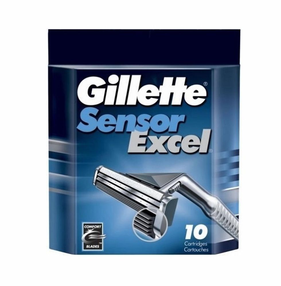 Gillette Кассета запасная Sensor Excel, 10 шт