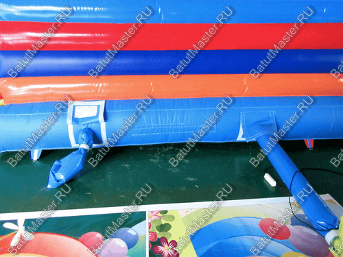 Коммерческий надувной батут "Приключения на море" 6*5*2,8 м