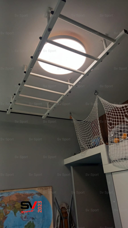 Монтаж спортивного комплекса Sv Sport П в бетонные, кирпичные стены