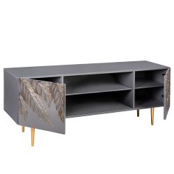 Тумба под ТВ Тропик 155см Стайл Серый Голд