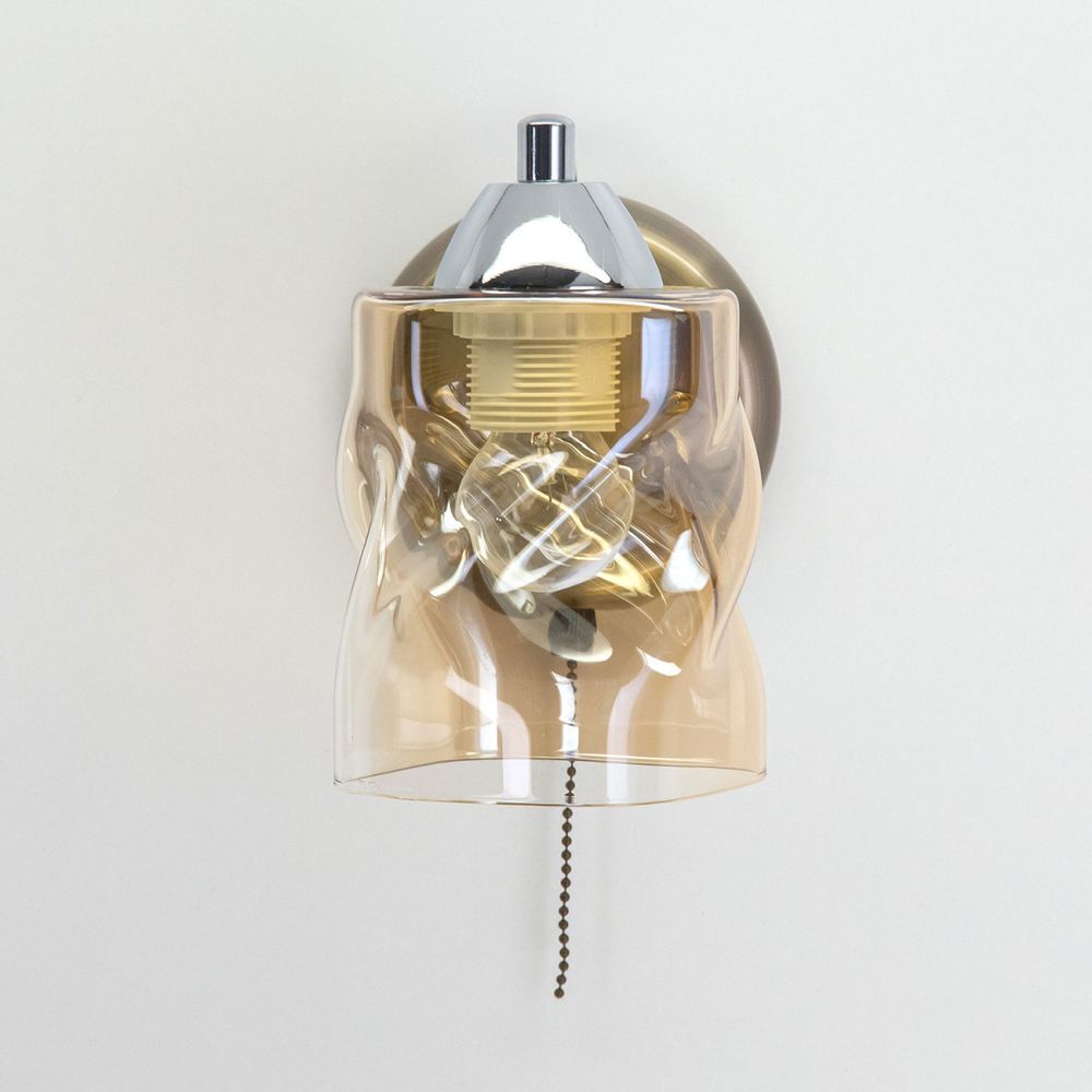 Citilux Плутон CL170312 Бра с выключателем Бронза Хром