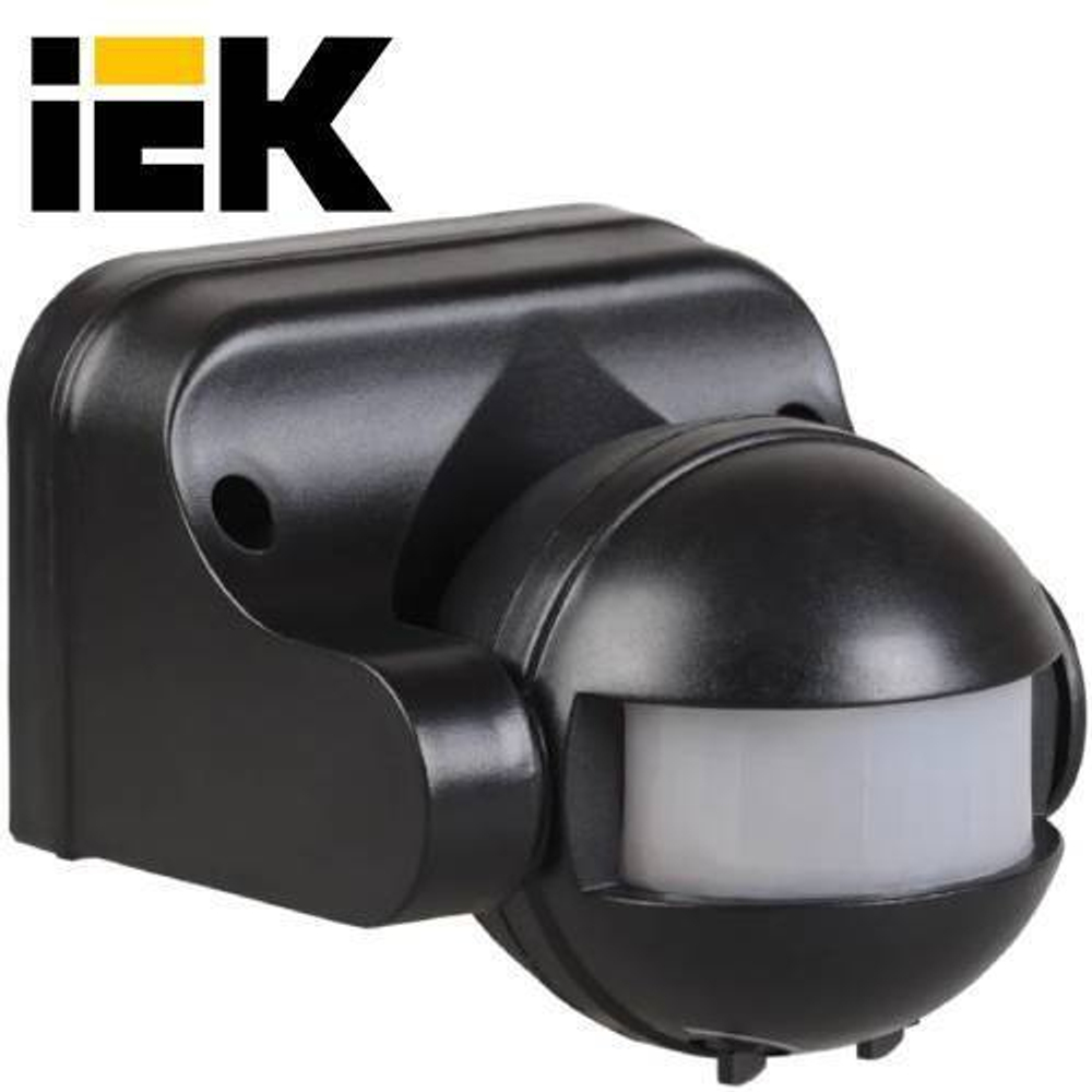 Датчик движения ДД 009 (черный) IEK/LDD10-009-1100-002