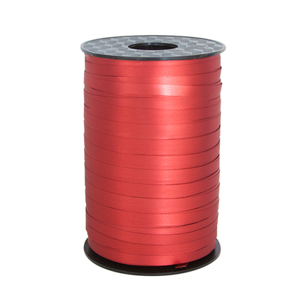 Лента для шаров красный матовый