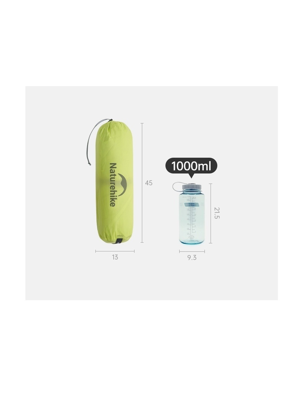 Палатка Naturehike Star Trails EXT Si 1-местная, алюминиевый каркас, сверхлегкая, желтая