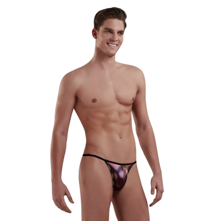 Мужские трусы стринги  розовый металлик Doreanse ROYAL ROSE  1326