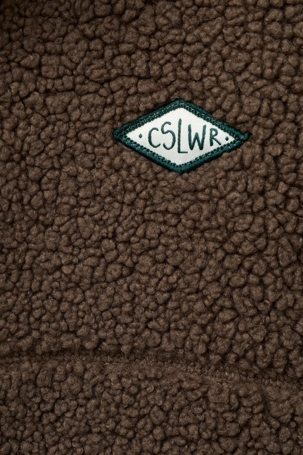 ZARA КУРТКА ИЗ ИСКУССТВЕННОЙ ОВЧИНЫ С КАПЮШОНОМ, КОРИЧНЕВЫЙ