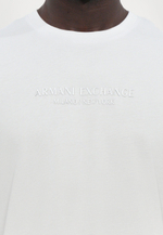 Armani Exchange T-SHIRT REGULAR FIT - Футболка с принтом - Белый