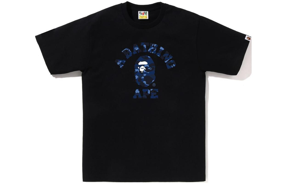 A Bathing Ape Color Camo College Tee Ss24