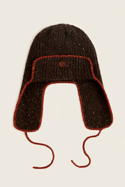 Шапка-Ушанка с Красной Каймой 25.NP.3.HAT.04.32