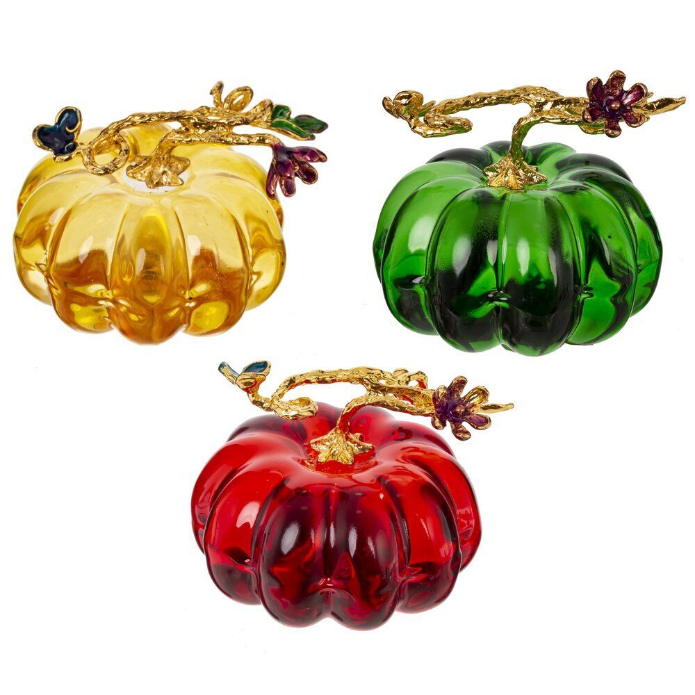 GAEM Фигурка декоративная "Тыква", L6,5 W6 H6 см, 3в.