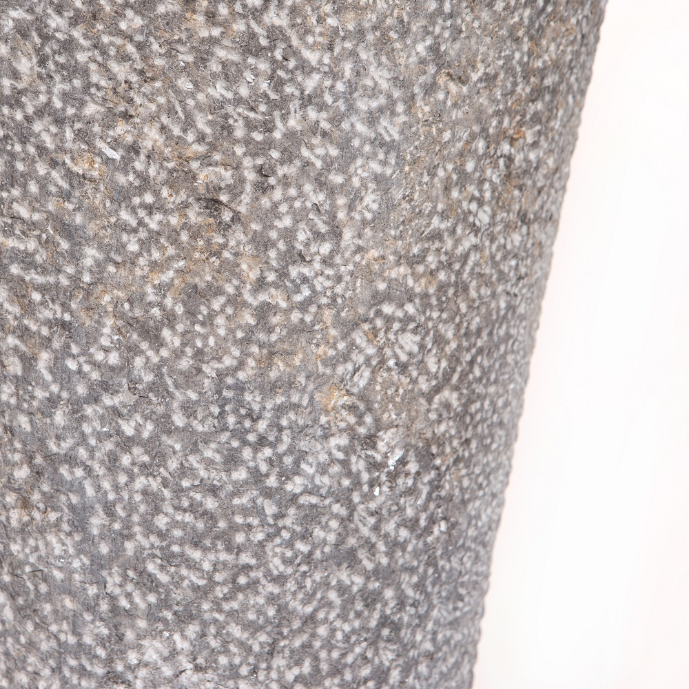 Раковина напольная из мрамора Pedestal Dandang Grey/Black MN-03218 (40*40*90 см)