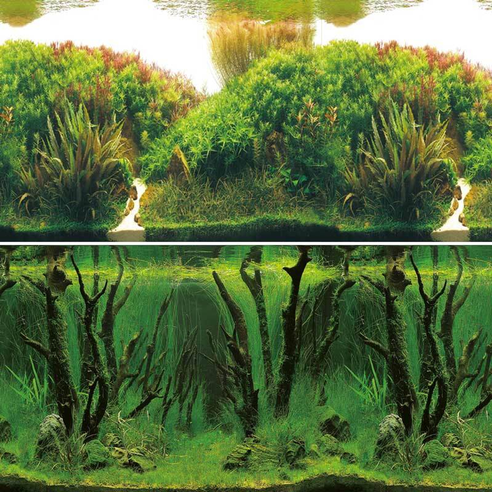 Фон "Зеленые холмы/Подводный лес", 9084/9085, 0,3*15м, Laguna