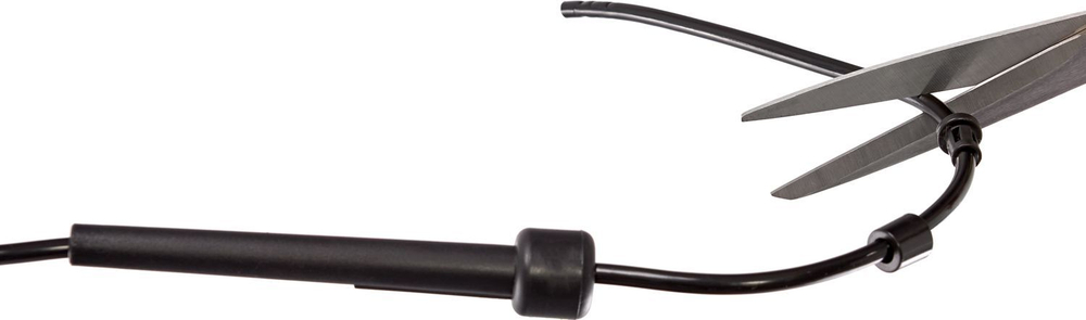 Скакалка скоростная пластиковая, черная