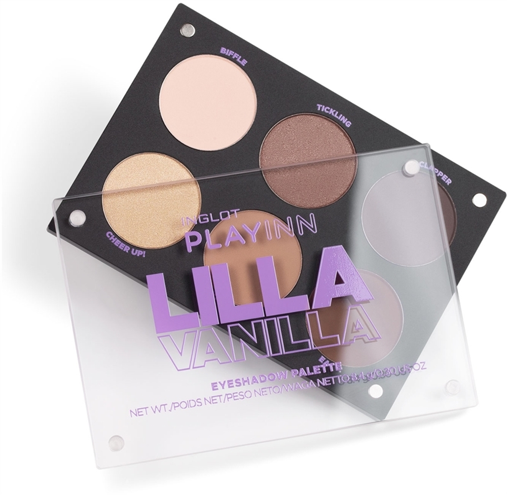 Inglot PlayInn Eyeshadow Palette - палитра теней для век, 8 g
