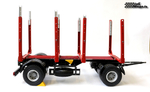 Trailer 2-axle sorting truck in Scale 1/14