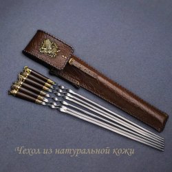 Подарочный набор шампуров "Звери"