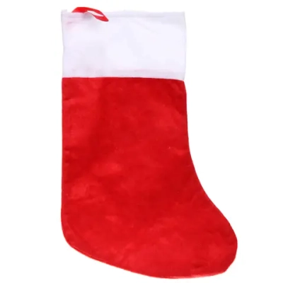 Носок новогодний «Красный носок для подарков» 17*35 см, Красный