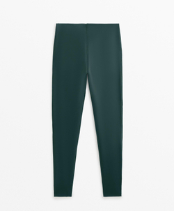 OYSHO Компрессионные легинсы Extra Compressive Core Control длиной 65 см, бирюзовый