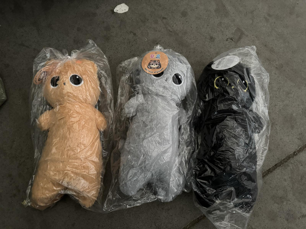 Мягкая игрушка Кот батон с большими глазами 40 см, C-41481