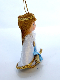 Кукла-подвеска Ангел с колокольчиком