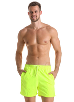 Мужские плавки-шорты с поясом на резинке (Размер: XXL) (Цвет: голубой)