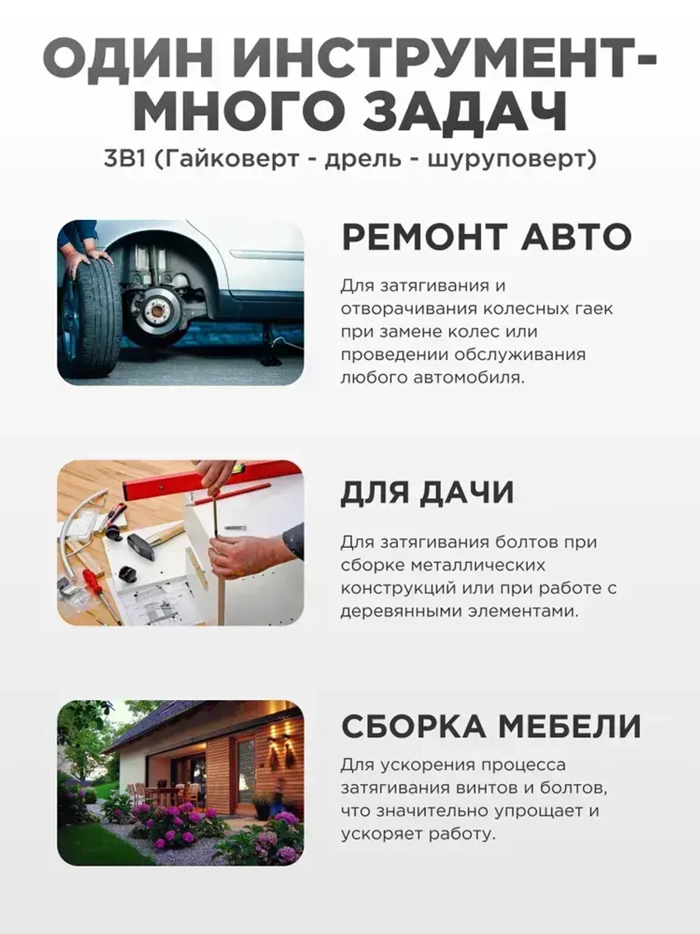 Гайковерт аккумуляторный HORDER HW-2000-Li2 PRO бесщеточный ударный в кейсе с набором оснастки 1800 Нм, 2 аккумулятора 24 В 6 Ач