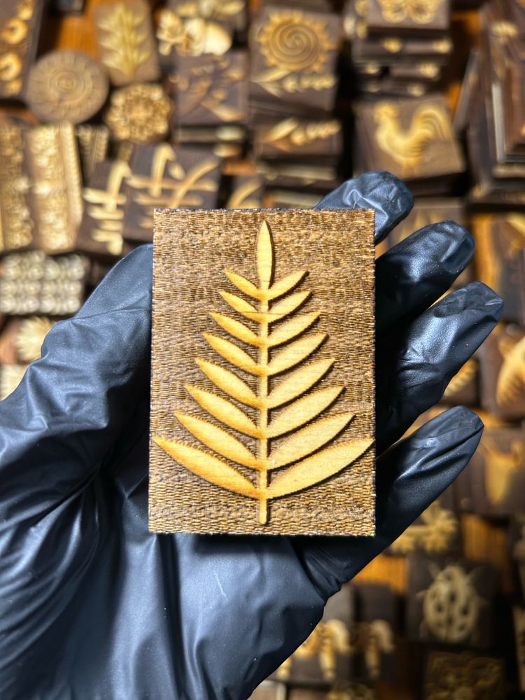 Деревянный штамп 160 (6,5x4,5 см) (Уценка!)