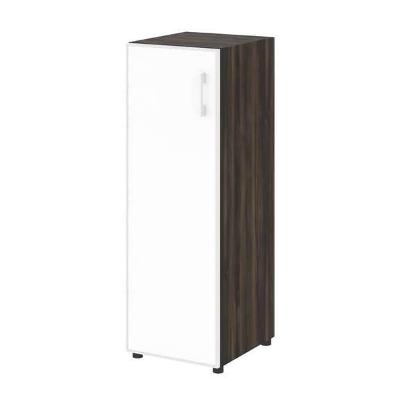 Yalta Шкаф узкий LT.SU-2.4 R (L) white Дуб Мали/Стекло White 400*450*1195