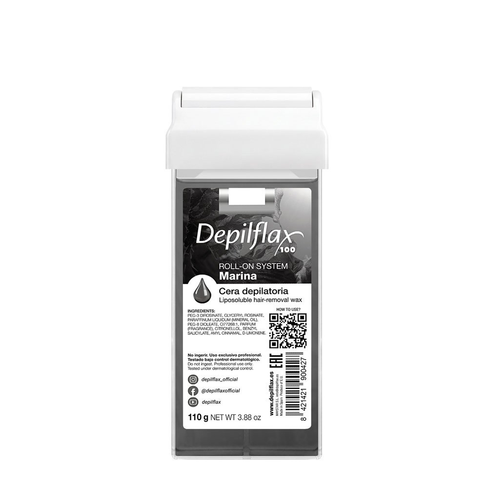 Воск в картридже Depilflax 100, морской пчелиный, 110 гр