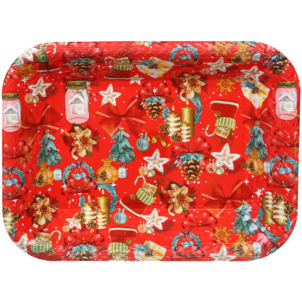 Поднос пластиковый «Сказочная роскошь» 35*26,5*4,5см