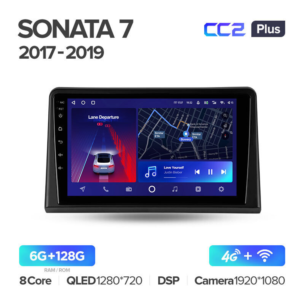 Teyes CC2 Plus 9" для Hyundai Sonata 2017-2019