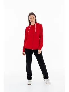 Ветровка женская, размер 42, цвет красный