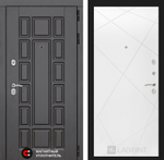 Дверь входная Лабиринт Нью-Йорк 24 Белый софт металлическая