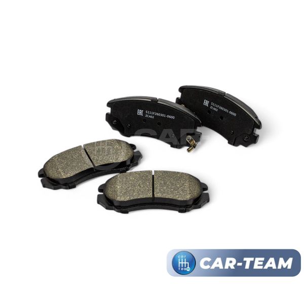 Колодки тормозные передние (керамические) Chery Tiggo 7 Pro, Tiggo 8, Exeed LX, Changan CS35 Plus (арт. ZCP-0892)