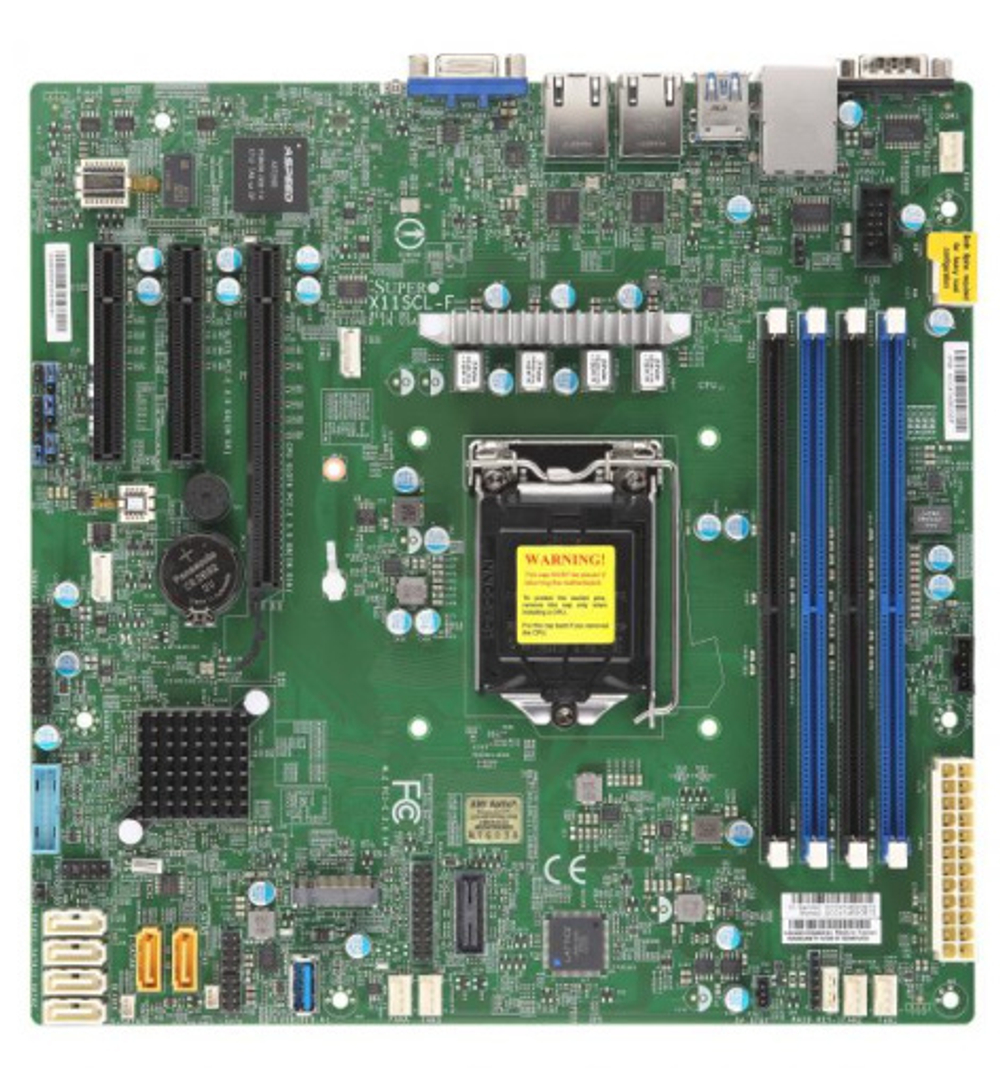 Материнская плата mATX Supermicro MBD-X11SCL-F-B