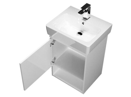 Тумба 1Marka Tera 50H 1д. Белый глянец