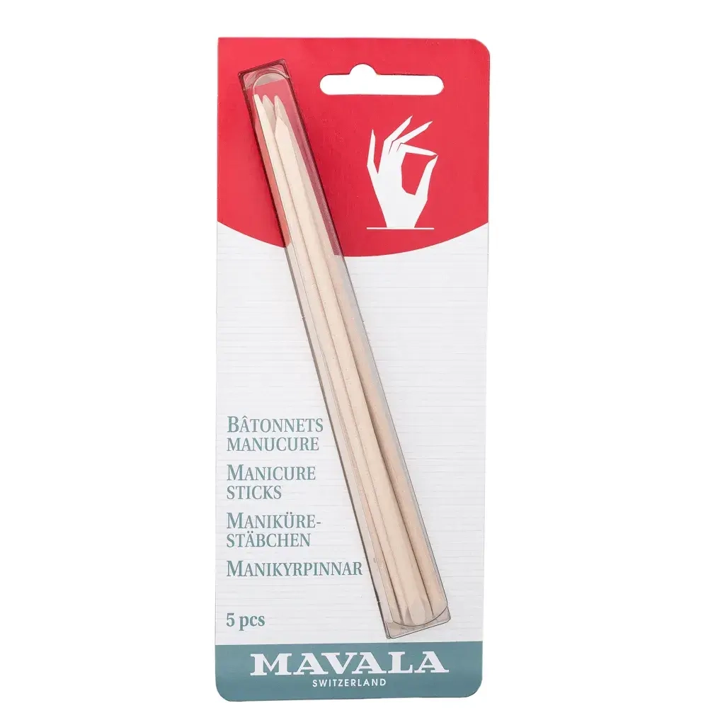 Палочки для маникюра деревянные на блистере Mavala Manicure Sticks, 5 шт.