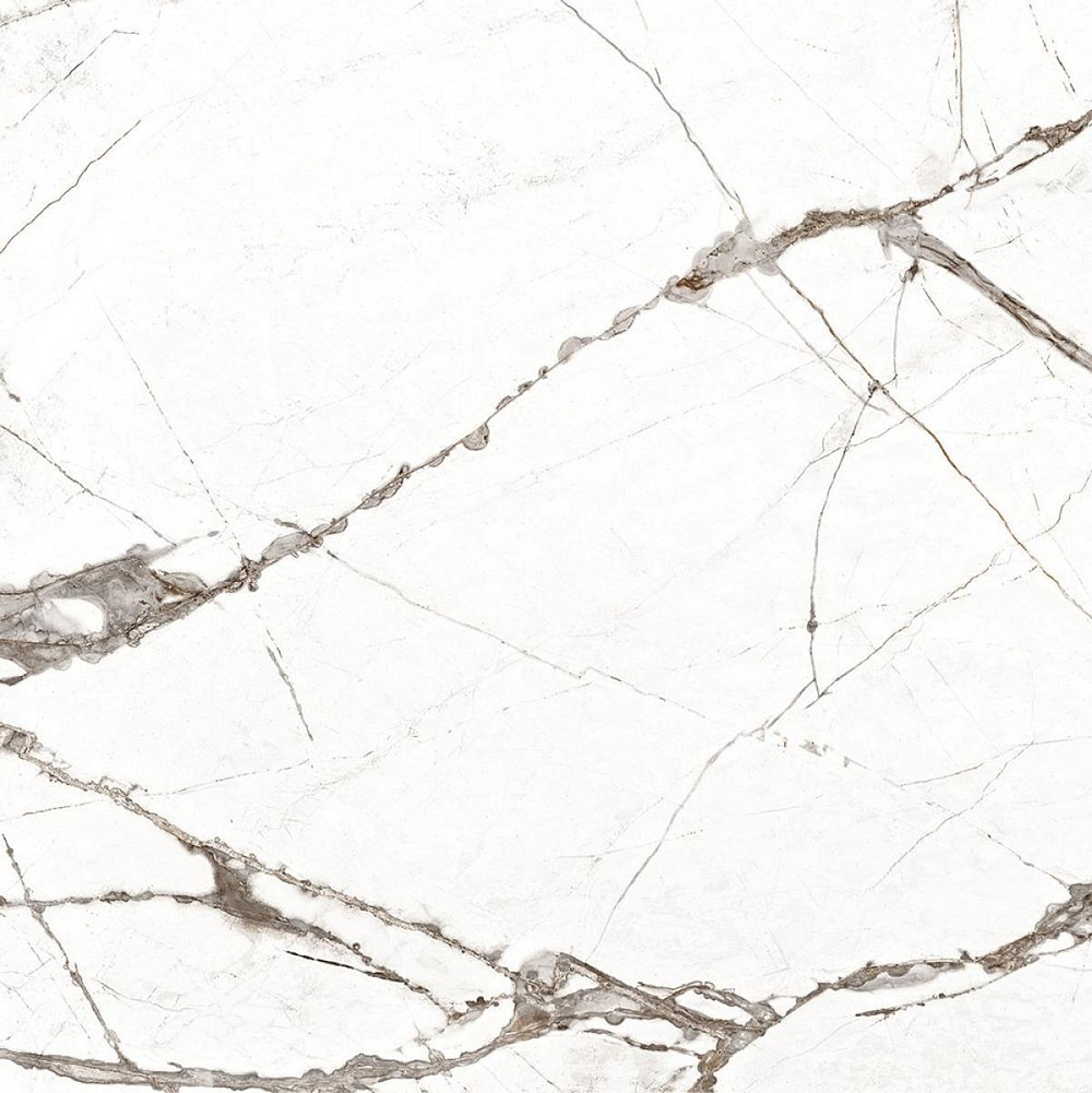 Керамогранит Timeline белый 60x60 полированный GT60604703PR